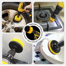 Electric drill brush Set Bathroom Surfaces Tub, Shower, Tile and Grout All Purpose Power Scrubber Cleaning Kit D30