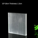 Square Solid Acrylic Display Stand Cabinet Shop Retail Jewellery Watch Art Counter Display Riser Block Clear Black Frosted White