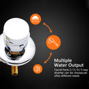 Vagsure 2/3/4/5 Ways Water Outlet Cold and Hot Intubation 10/12.5/14.5cm Brass Diverter Shower Faucets Mixer Valve Set Bathroom