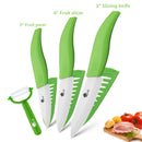 Knives set Ceramic Knife set 3 4 5 6 inch Zirconia Ceramic Black and white Blade Cooking Paring Fruit Chef Knives