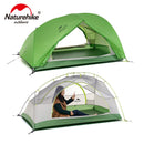Tienda Naturehike, tienda de campaña Star River mejorada, tienda de campaña ultraligera para 2 personas, 4 estaciones, tienda de silicona 20D con NH17T012-T de alfombra gratis
