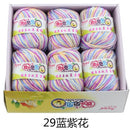 6balls/lot 73 Colors Milk Cotton Yarn Baby Wool Yarn DIY Knitting Children Sweater Hat Hand Knitted Yarn Knit Blanket Crochet