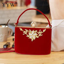 YYW Crystal Clutches Bag Party purse Women Evening Bags Handbag crossbody messenger bags wedding Purse Fashion Designer Chain