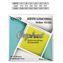 Orphee 6Pcs Acoustic Guitar Strings QA Series Folk Hexagonal Steel Core 80/20 Bronze Wire Super Light Tension Guitar Accessories