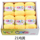 6balls/lot 73 Colors Milk Cotton Yarn Baby Wool Yarn DIY Knitting Children Sweater Hat Hand Knitted Yarn Knit Blanket Crochet