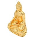 Alloy Tibetan Buddhism Shakyamuni Buddha Statue Golden Statue 2.3x1.5 x 3.1''