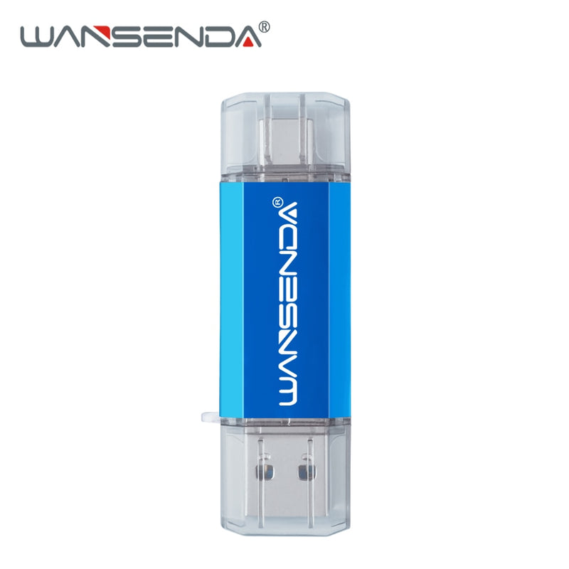 Wansenda OTG 3 in 1 USB Flash Drives USB3.0 & Type-C & Micro USB 512GB 256GB 128GB 64GB 32GB 16GB Pendrives Pen Drive Cle USB