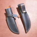 10-18cm Customized handmade manual first layer Crazy horse cowhide Fruit knife sheath, scabbard chef knife cover case