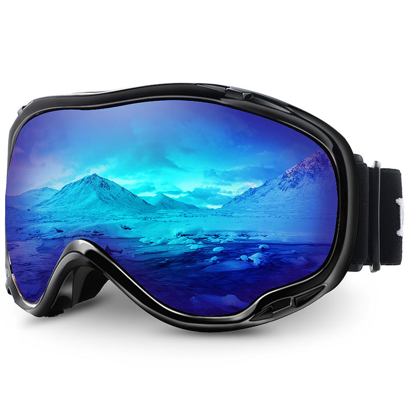 MAXJULI Ski Googles Protección UV Gafas de nieve antivaho para hombres, mujeres, jóvenes M1