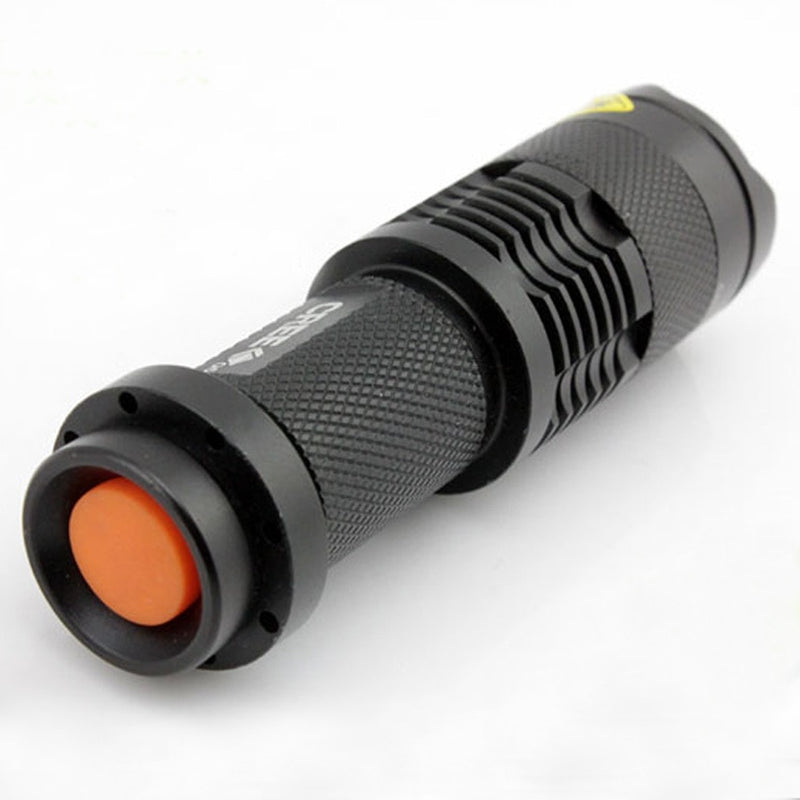 Linterna Led impermeable de 3 modos Q5 2000lm Zoomable gran oferta autodefensa no tazer shock Mini Flash linterna linterna