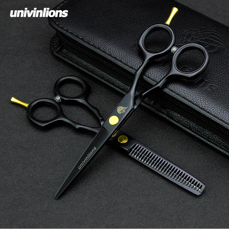 5.5" black hair scissors barber razor scissors hot scissors hair cut designs cheap hairdressing tools hair clipper kids scisors