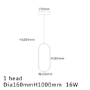 Luces colgantes led negras/blancas, diseño moderno, sala de estar, restaurante, cocina, luces colgantes, dormitorio, mesita de noche, lámparas colgantes led