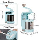 LMETJMA Spiralizer Vegetable Slicer With 4 Rotating Blades Mandoline Slicer Cutter Pasta Spaghetti Zucchini Noodles Maker KC0214