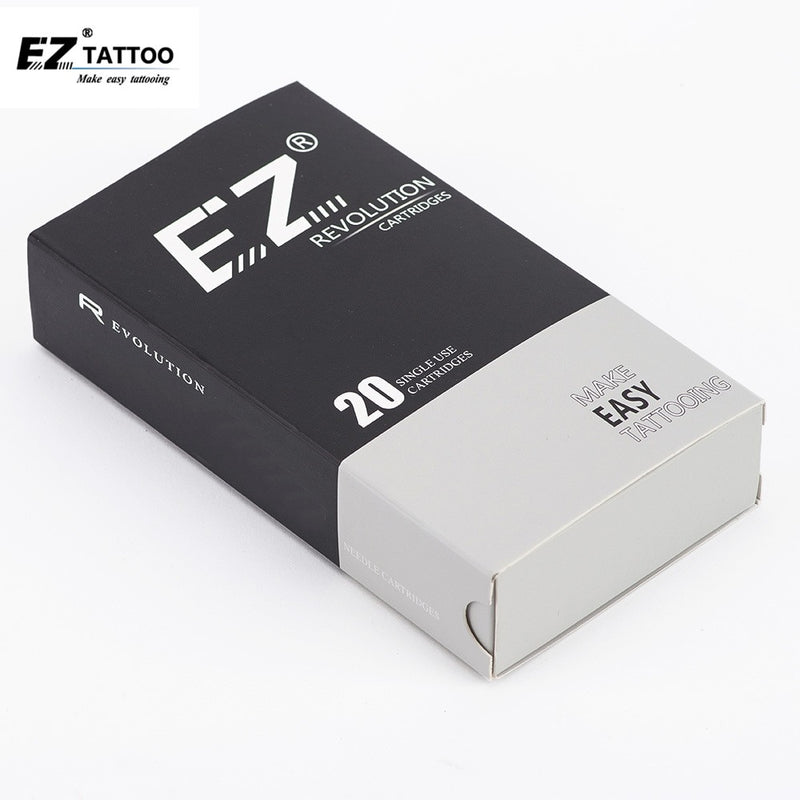 EZ Assorted New Mixed Revolution Tattoo Cartridge Needles RL RS M1 CM für Cartridge Machine Grips Tattoo Supply 200 Stück/Menge