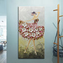 Mintura Ballet Dancer Picture Hand Painted Abstract Palette Knife  Oil Paintings On Canvas  Wall Art For Living Room  Home Decor
