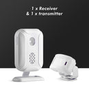 Wireless Welcome Alarm Doorbell PIR Store Shop Entry Motion Sensor Infrared Detector Induction Door Bell 5 Functions Night Light
