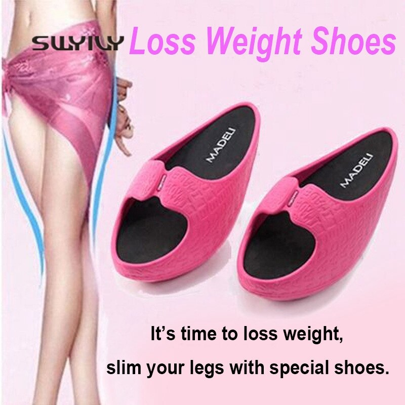 SWYIVY Zapatos Deportivos Mujer Massage Lose Weight Deportes y fitness For Shoes 2018 Stovepipe Women Slimming Swing Shoes