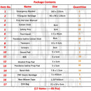 17 Items/93pcs Portable Travel First Aid Kits For Home Outdoor Sports Emergency Kit Emergency Medical EVA Bag Emergency Blanket