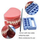 5 PCS/SET Dental Orthodontic Dental Photography Double-Sided Mirrors Dental Tools Glass Material Dentistry