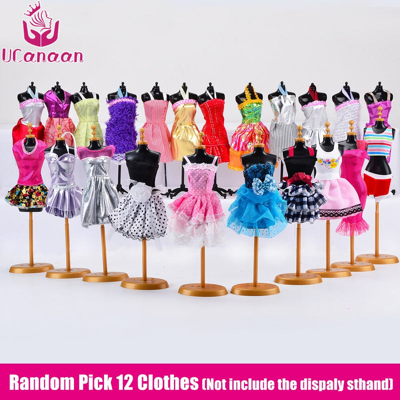 Puppe mit 83 Zubehör DIY Dressup Spielzeug für Mädchen Fashionista Ultimate Fashion Princess Dolls Set