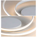 Gran oferta de luces de techo LED modernas para sala de estar, dormitorio, comedor, luminarias, lámparas de techo blancas y negras, accesorios AC110V 220V