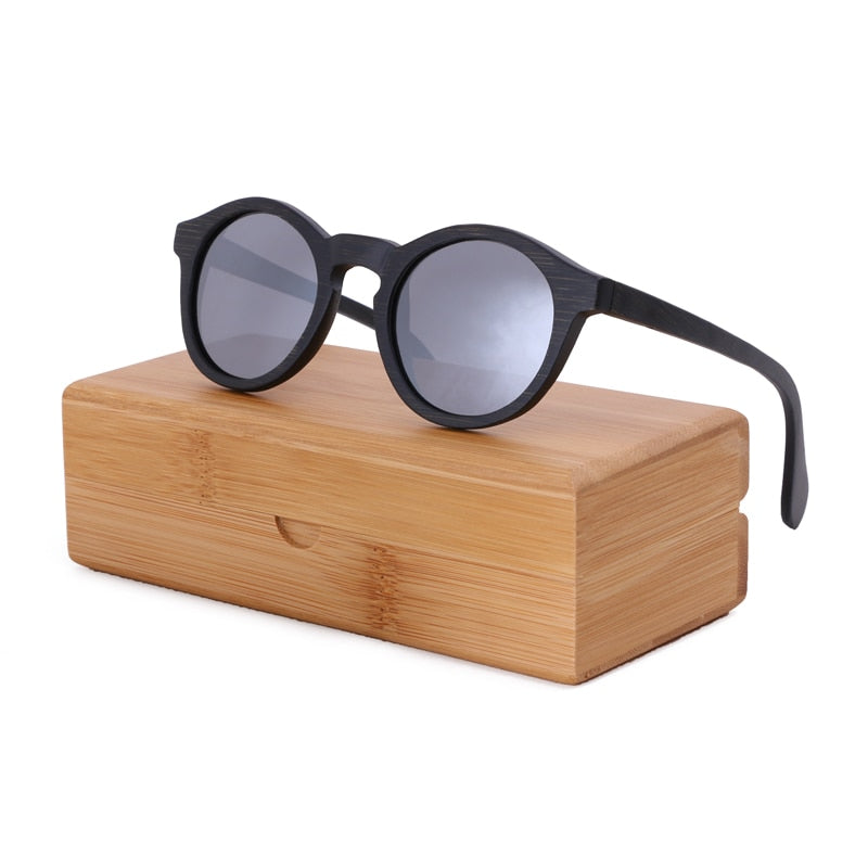 BerWer 2022 Fashion Polarized Sunglasses Women Bamboo Wooden Sun Glasses Man Oculos De Sol Feminino