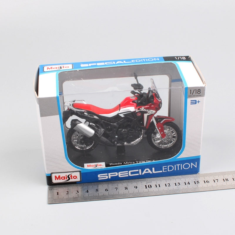 Maßstab 1:18 Maisto Honda CRF1000L Africa Twin DCT 2016 Adventure Sport Diecast Motorrad Spielzeugmodell Offroad Fahrrad Fahrzeug Replik