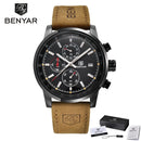 2021 New BENYAR Top Brand Luxury Mens Watch Quartz Clock Waterproof Automatic Chronograph Men Military Watch relogios masculinos