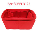 SPEEDY 25 30 35 Felt Cloth Insert Bag Organizer Makeup Handbag Organizer Travel Inner Purse Portable Cosmetic Bags Never Full