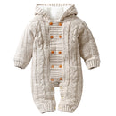 IYEAL Thick Warm Infant Baby Rompers Winter Clothes Newborn Baby Boy Girl Knitted Sweater Jumpsuit Hooded Kid Toddler Outerwear