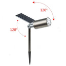 Solar Garden Light Waterproof IP65 Outdoor Solar Spotlight Wireless Sunpower Landscape Lamp for Garden Driveway Pathway