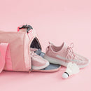 New Women Gym Sports Bag Outdoor Travel Letter Printing Portable Dry Wet Separation Training Men Fitness Backpack