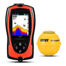 LUCKY FF1108-1CWLA Rechargeable Wireless Sonar for Fishing 45M Water Depth Echo Sounder Fishing Finder Portable Fish Finder