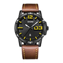 DOM Watch Men Luxury Sport Quartz wristwatch clock Mens Watches Leather Business Waterproof watch Relogio Masculino M-1218BL-1M5