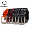 Men Genuine Leather Designer Belts Luxury Fashion Trouser Waistband Stylish Casual Belts With Black,Brown,Navy,Orange Color