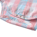 Summer Baby Boy Clothes Suits Gentleman Boy Short-Sleeve Plaid shirt +Overalls Shorts With Tie cotton Wedding Boys Clothes Set