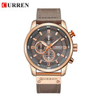 CURREN Brand Watch Men Leather Sports Watches Men&