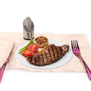 Salt and Pepper Shakers set for spices with Holes, High-quality 304 Stainless Steel kitchen tools by Leeseph