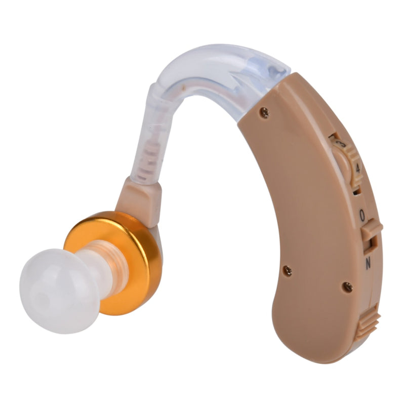 F-168 BTE Audífonos Amplificador de voz Dispositivo Mejorador de sonido ajustable Kit de audífono Cuidado de los oídos