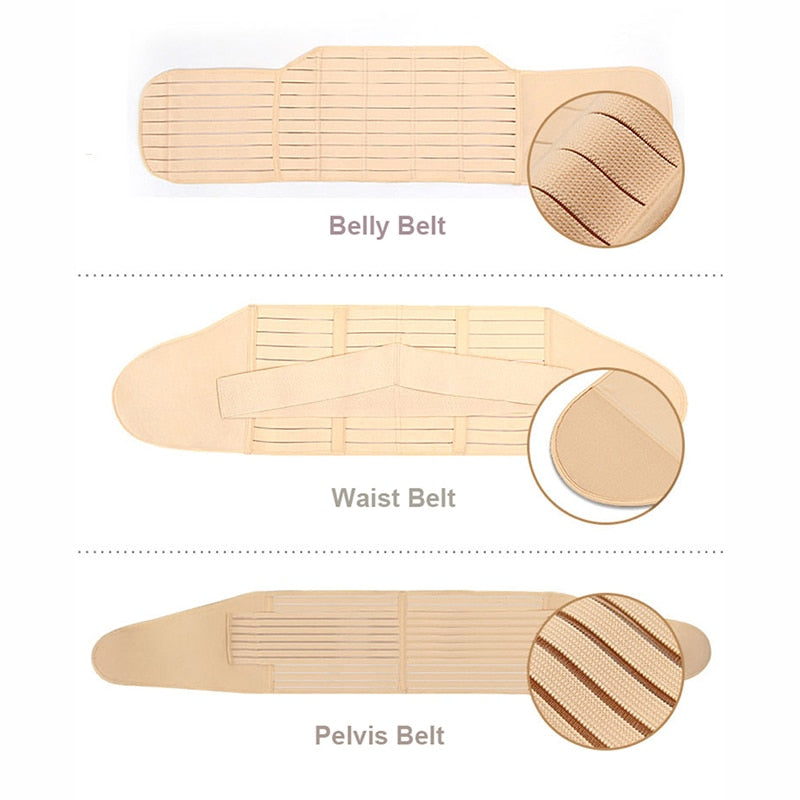 3 Pieces/Set Maternity Postnatal bandage After Pregnancy Belt Underwear Intimates Postpartum Belly Band Belt for Pregnant Women