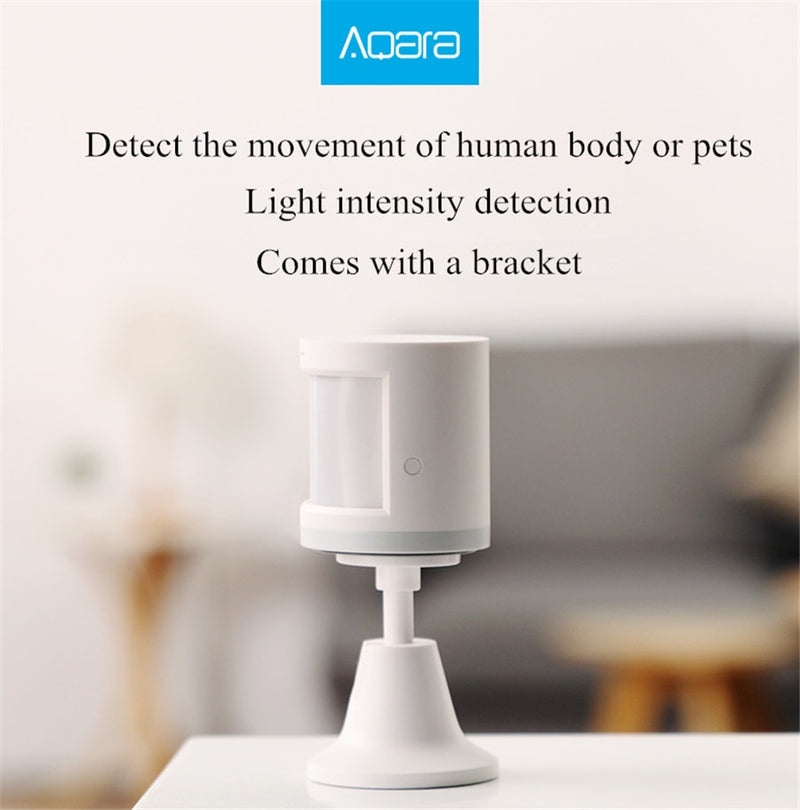 Aqara Motion Sensor Smart Human Body Sensor body Movement Wireless ZigBee wifi Gateway Hub Smart Home For Xiaomi mijia Mi home