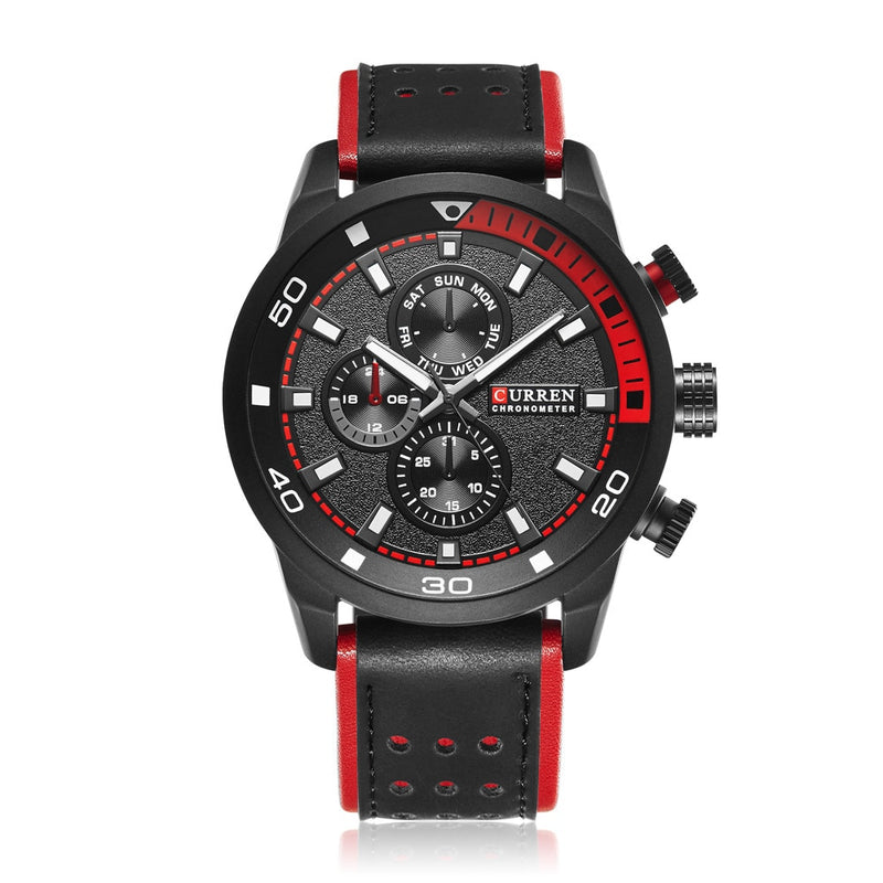 Reloj elegante CURREN 2017 para hombre, reloj de cuarzo de marca de lujo para hombre, reloj resistente al agua, relojes de pulsera para hombre, reloj Masculino, reloj para hombre