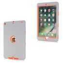 Cases For  iPad 9.7" 2017 2018(A1822/A1893),High-Impact Shockproof 3 Layers Soft Rubber Silicone+Hard PC Protective Cover Shell