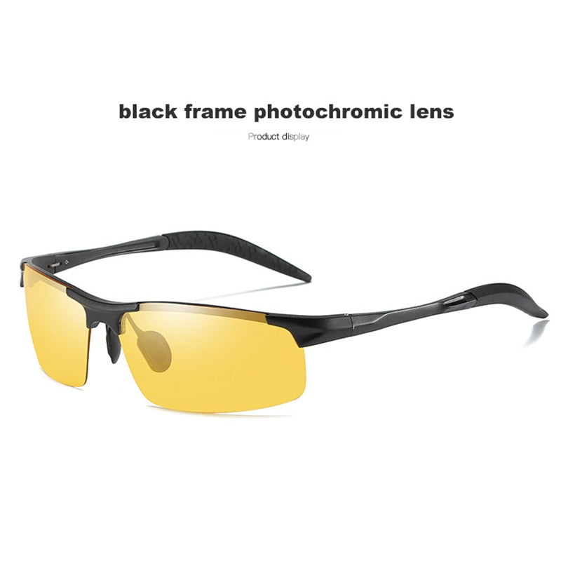 Aluminium Magnesium Photochrome Sonnenbrille Polarisierte Nachtsichtbrille Herren Oculos Driver Yellow Driving Glasses gafas de sol