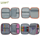 DIY Needle Arts Craft Crochet Hook Set and Bag Animal Ergonomic Yarns Crochet Knitting Needle Scissors Sewing Set Accessories