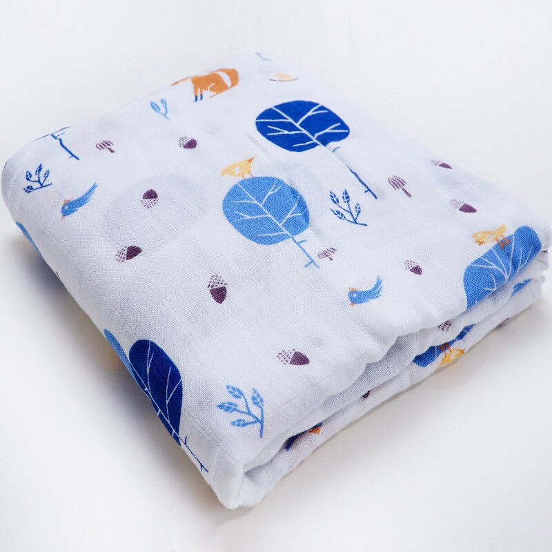 Muslinlife Cotton Bamboo Baby Receiving Blanket Soft Newborn Baby Blanket Bath Towel Infant Muslin Swaddle Wrap Baby Accessories