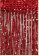 3x2.6m String Curtain Shiny Tassel Line Curtains Window Door Divider Drape Living Room Decor Valance