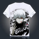 Tokyo Ghoul T-shirt New Japan Anime Ken Kaneki Cosplay Costume Comfortable Breathable Milk Fiber T Shirt For Men Women Tops Tees