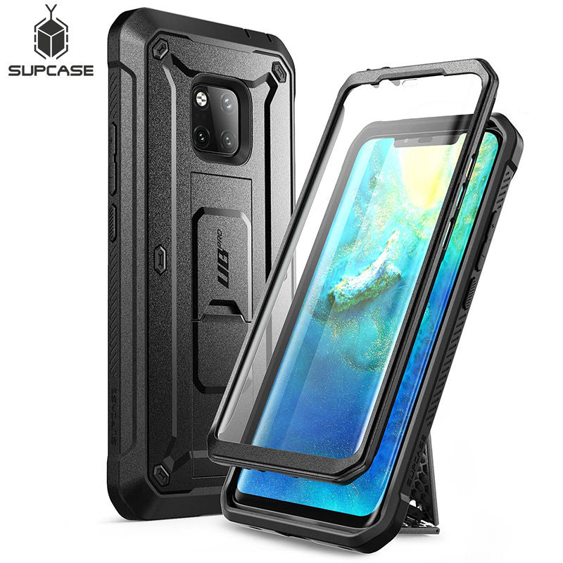 SUPCASE Für Huawei Mate 20 Pro Hülle LYA-L29 UB Pro Strapazierfähige Ganzkörper-Robuste Hülle mit integriertem Displayschutz und Ständer