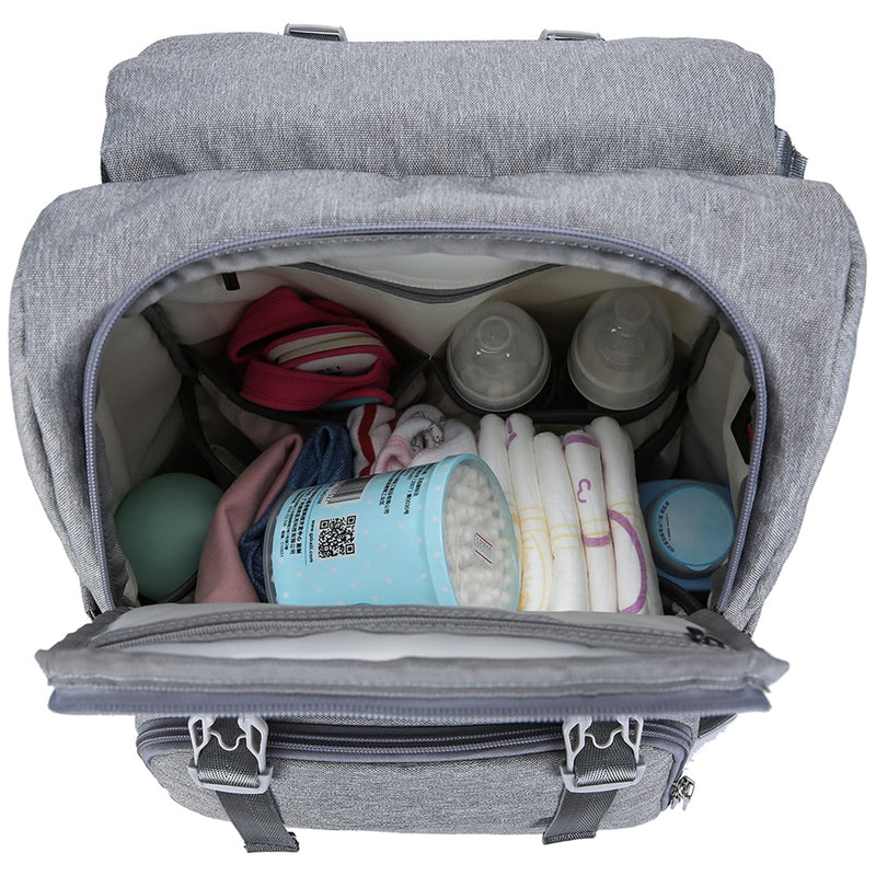 Usb momia maternidad bolsa de pañales de bebé organizador para mamá momia paquetes de maternidad kits mochila bolsas de bebé cochecito bolsa de pañales